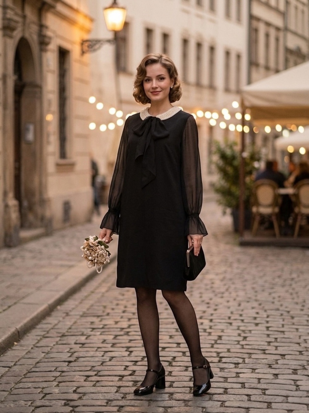 Luisa Spagnoli Women's Black Dress